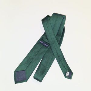 New- Men's BHLDN- The Tie Bar- Linen Row Hunter Green Stain Resistant Tie